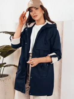 Kurtki Damskie>Dstreet Kurtka parka damska MEROY granatowa TY4291