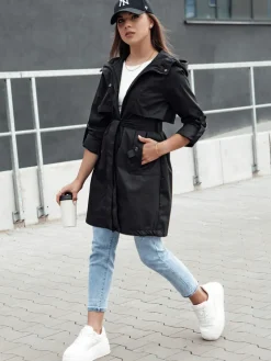 Kurtki Damskie>Dstreet Kurtka parka damska MODERNS czarna TY4390