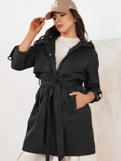 Kurtki Damskie>Dstreet Kurtka parka damska NOLES czarna TY4278