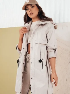 Kurtki Damskie>Dstreet Kurtka parka damska NOLES szara TY4279