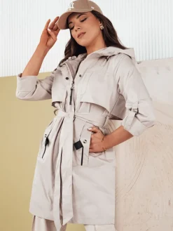 Kurtki Damskie>Dstreet Kurtka parka damska NOLES szara TY4279