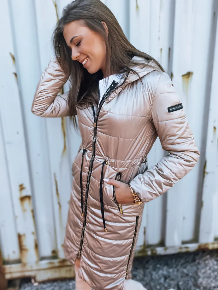 Kurtki Damskie>Dstreet Kurtka pikowana damska BIBI kamelowa TY3114