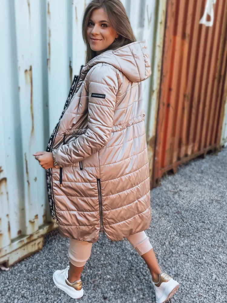 Kurtki Damskie>Dstreet Kurtka pikowana damska BIBI kamelowa TY3114