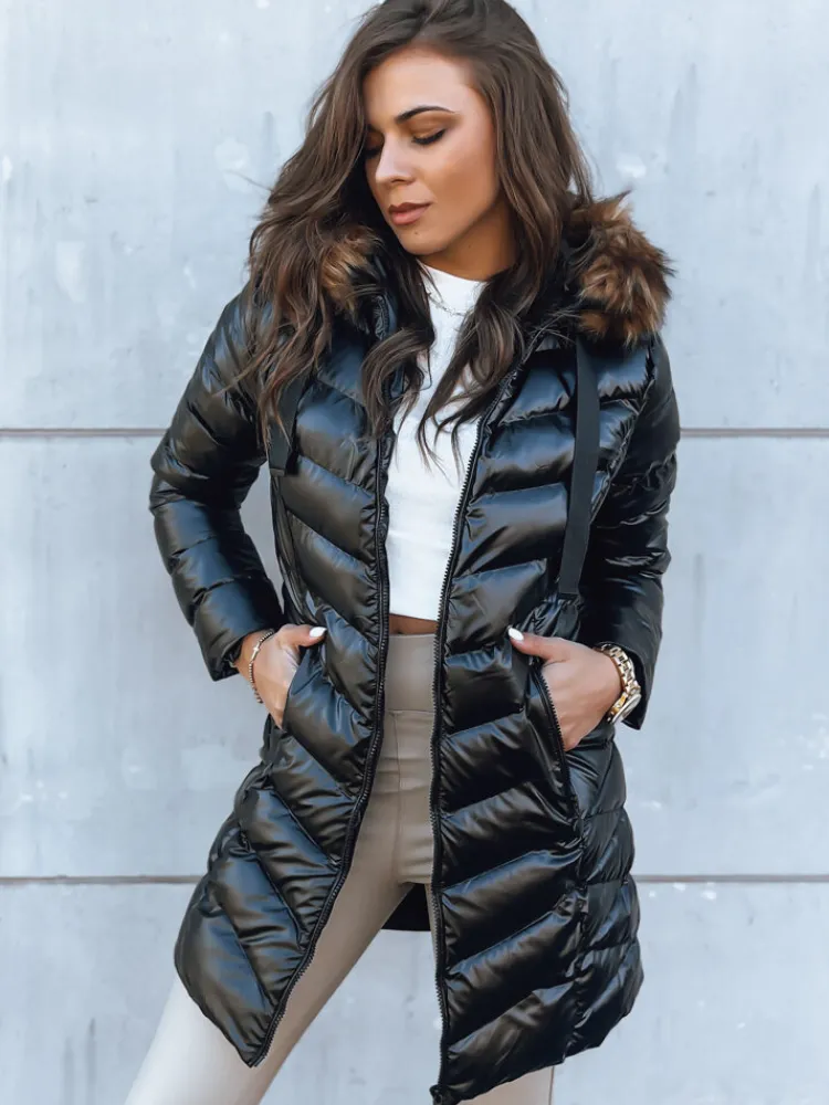 Kurtki Damskie>Dstreet Kurtka pikowana damska CRYSTAL czarna TY3821