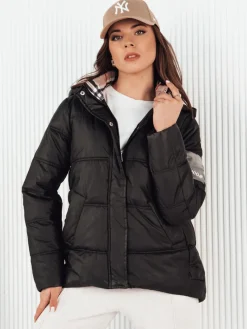 Kurtki Damskie>Dstreet Kurtka pikowana damska HIMES czarna TY4245