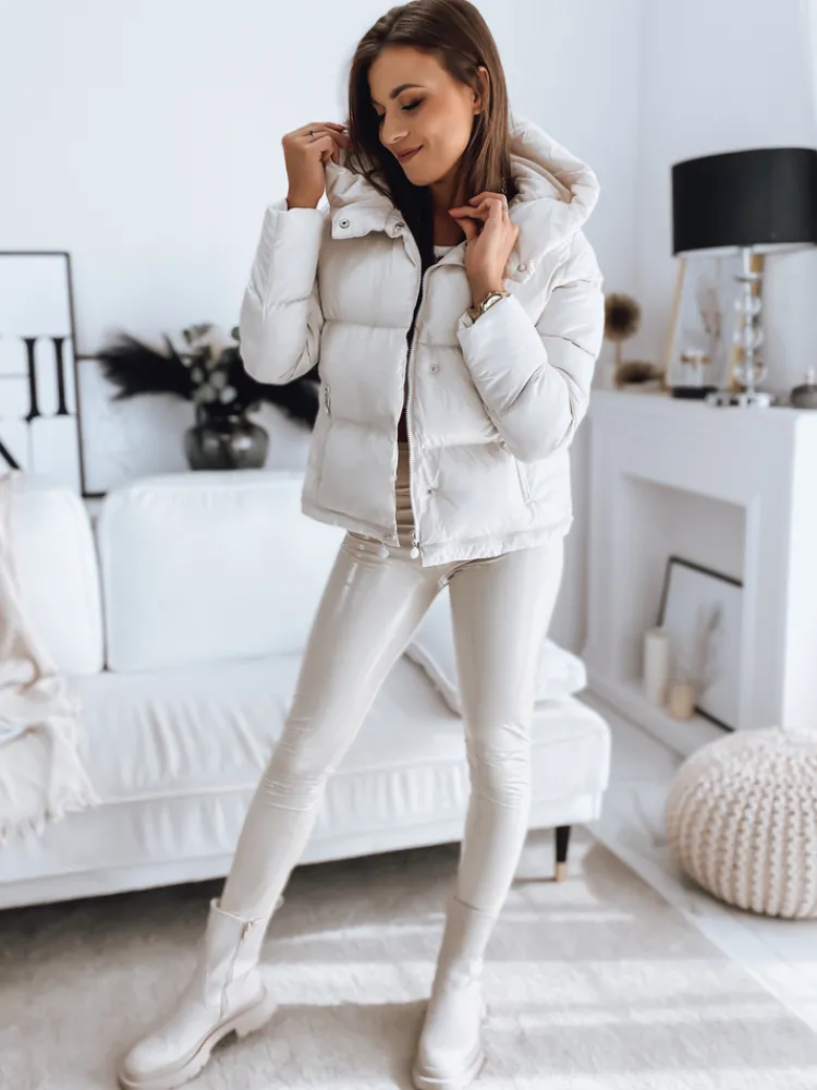 Kurtki Damskie>Dstreet Kurtka pikowana damska INKA PREMIUM biała TY3147