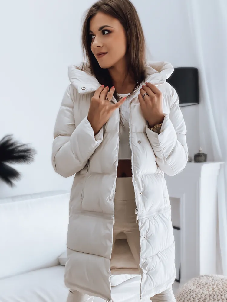 Kurtki Damskie>Dstreet Kurtka pikowana damska INKA PREMIUM biała TY3147