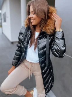 Kurtki Damskie>Dstreet Kurtka pikowana damska JASMIN czarna TY2945