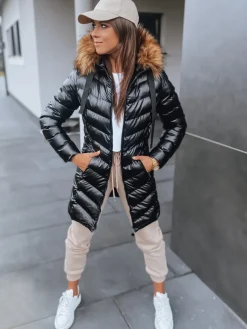 Kurtki Damskie>Dstreet Kurtka pikowana damska JASMIN czarna TY2945