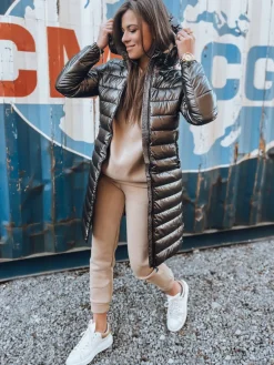 Kurtki Damskie>Dstreet Kurtka pikowana damska LESSI mokka TY3355