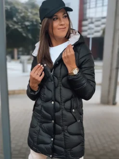Kurtki Damskie>Dstreet Kurtka pikowana damska LORET czarna TY2894