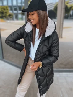 Kurtki Damskie>Dstreet Kurtka pikowana damska LORET czarna TY2894