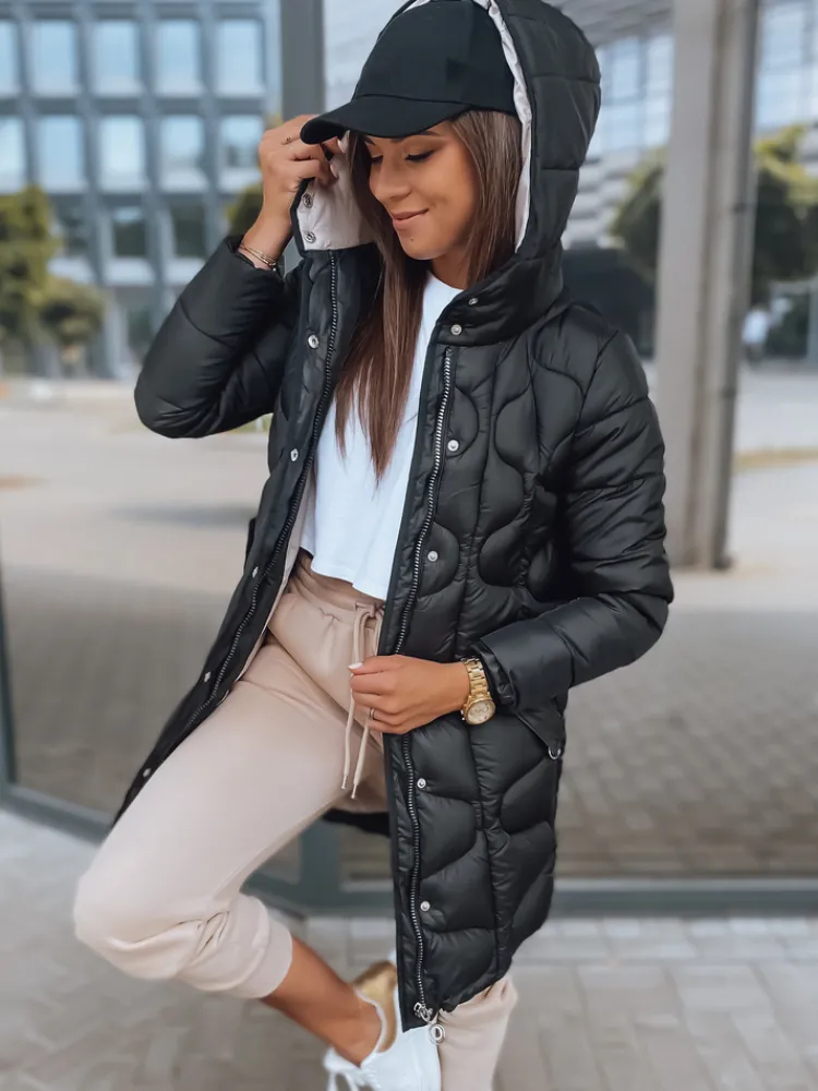 Kurtki Damskie>Dstreet Kurtka pikowana damska LORET czarna TY2894