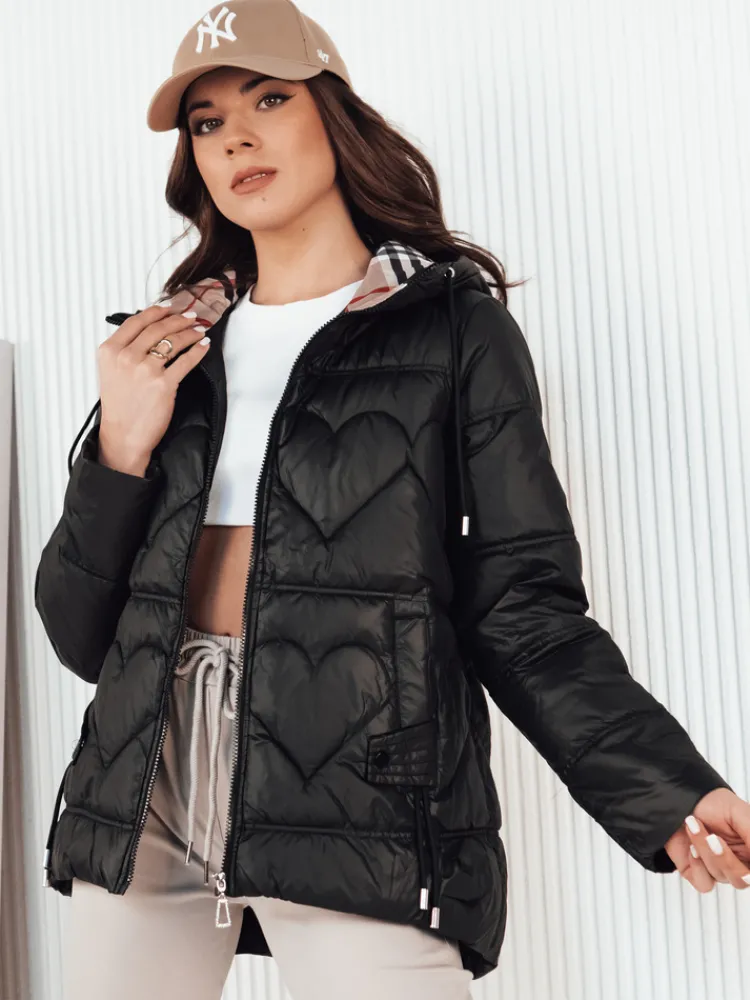 Kurtki Damskie>Dstreet Kurtka pikowana damska OLMO czarna TY4242