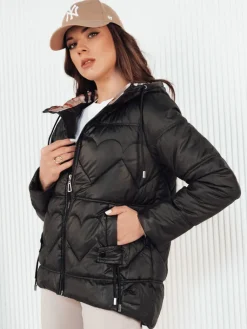 Kurtki Damskie>Dstreet Kurtka pikowana damska OLMO czarna TY4242