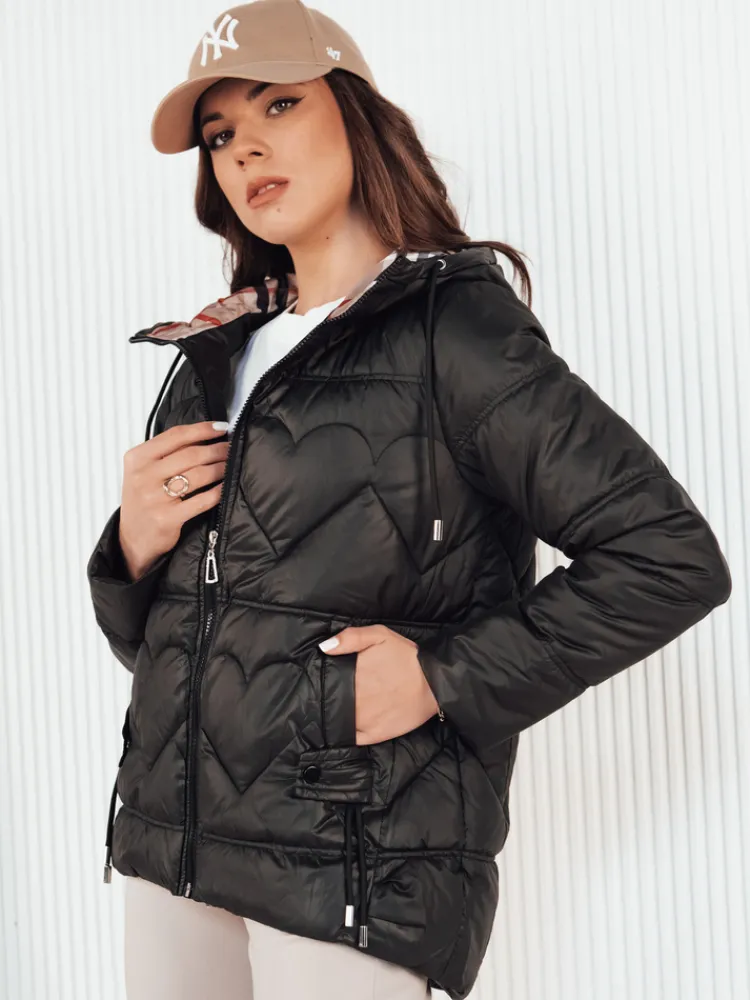 Kurtki Damskie>Dstreet Kurtka pikowana damska OLMO czarna TY4242