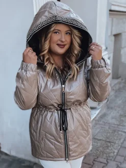 Kurtki Damskie>Dstreet Kurtka pikowana damska PENNY kamelowa TY2970