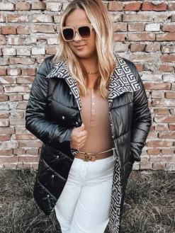 Kurtki Damskie>Dstreet Kurtka pikowana damska VETIS czarna TY2978