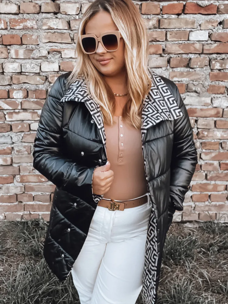 Kurtki Damskie>Dstreet Kurtka pikowana damska VETIS czarna TY2978