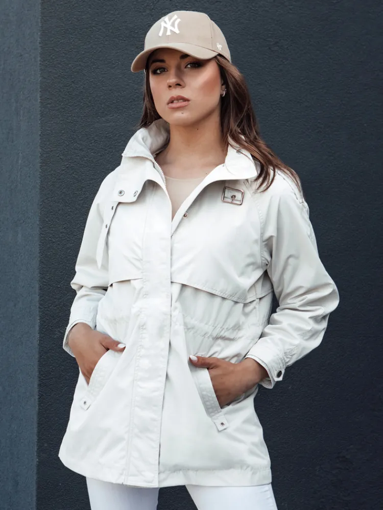 Kurtki Damskie>Dstreet Kurtka przejściowa damska parka TILAN biała TY4460