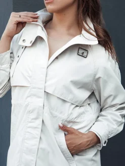 Kurtki Damskie>Dstreet Kurtka przejściowa damska parka TILAN biała TY4460