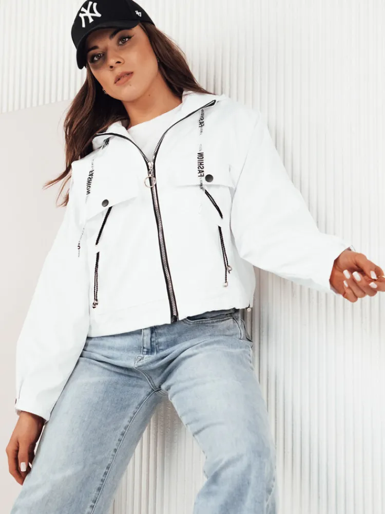 Kurtki Damskie>Dstreet Kurtka przejściowa damska FERTI biała TY4303