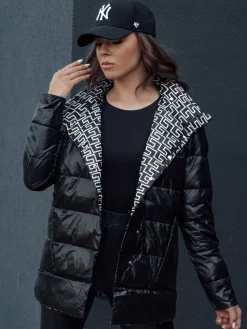 Kurtki Damskie>Dstreet Kurtka przejściowa damska pikowana MINTY DATE czarna TY4508