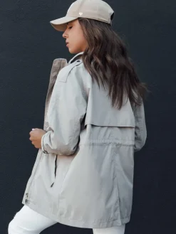 Kurtki Damskie>Dstreet Kurtka przejściowa damska parka TILAN beżowa TY4473