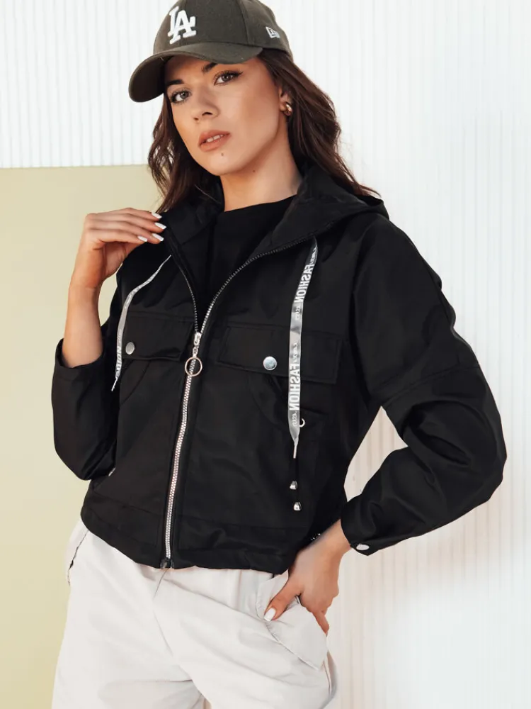 Kurtki Damskie>Dstreet Kurtka przejściowa damska FERTI czarna TY4304