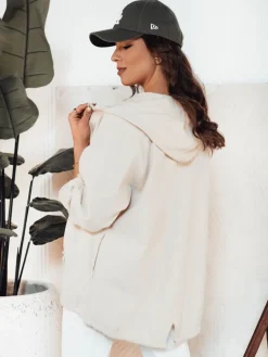 Kurtki Damskie>Dstreet Kurtka przejściowa damska MANDIA jasnobeżowa TY4325