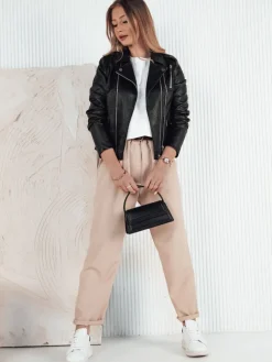 Kurtki Damskie>Dstreet Kurtka skórzana damska RUBIO czarna TY4195