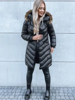 Kurtki Damskie>Dstreet Kurtka zimowa damska GLAMOUR FUSION czarna TY3890