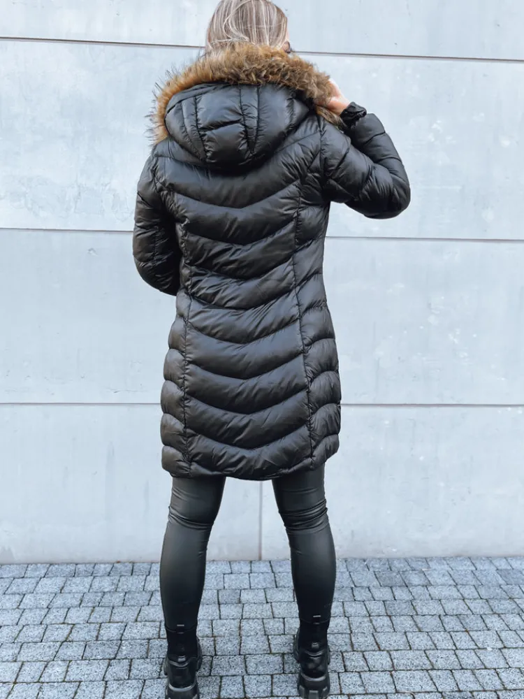 Kurtki Damskie>Dstreet Kurtka zimowa damska GLAMOUR FUSION czarna TY3890