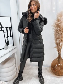Kurtki Damskie>Dstreet Kurtka zimowa damska ITEM czarna TY4056