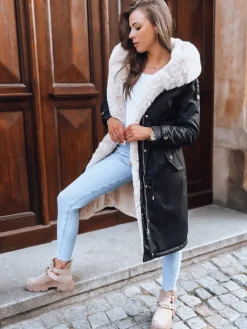 Kurtki Damskie>Dstreet Kurtka zimowa damska parka HARPERSOFT czarna TY3685