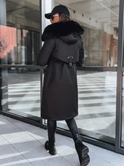 Kurtki Damskie>Dstreet Kurtka zimowa damska parka LUSTER czarna TY3954