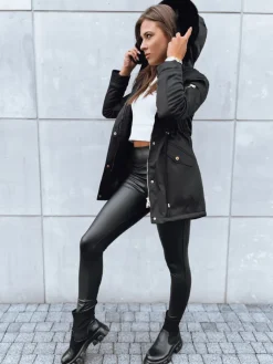 Kurtki Damskie>Dstreet Kurtka zimowa damska parka GODDESS czarna TY3867