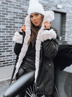 Kurtki Damskie>Dstreet Kurtka zimowa damska parka STARBURST czarna TY4025