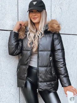 Kurtki Damskie>Dstreet Kurtka zimowa damska pikowana AMBER DAWN czarna TY3810