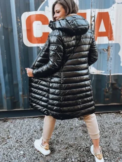 Kurtki Damskie>Dstreet Kurtka zimowa damska pikowana LESSI czarna TY3353