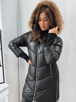 Kurtki Damskie>Dstreet Kurtka zimowa damska pikowana LAGOON czarna TY4058