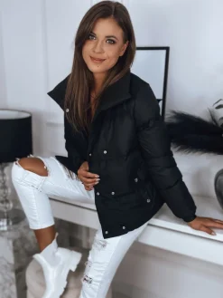 Kurtki Damskie>Dstreet Kurtka zimowa damska pikowana LARO czarna TY1994