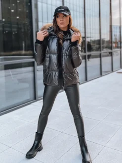 Kurtki Damskie>Dstreet Kurtka zimowa damska pikowana SPARKLE czarna TY3953