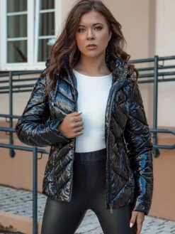 Kurtki Damskie>Dstreet Kurtka zimowa damska pikowana PATIS czarna TY4531