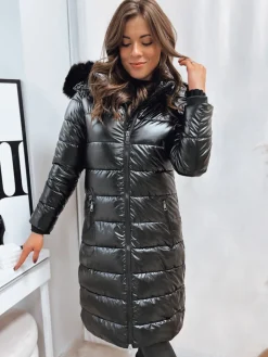 Kurtki Damskie>Dstreet Kurtka zimowa damska pikowana FLOM czarna TY4055