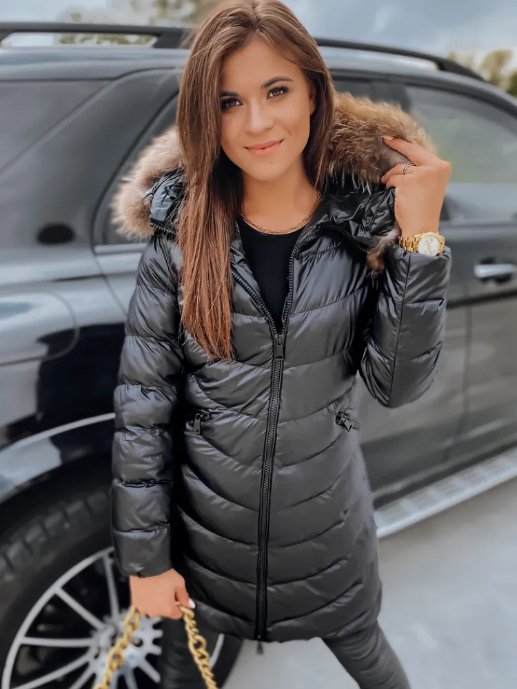 Kurtki Damskie>Dstreet Kurtka zimowa damska PREMIUM czarna TY3024