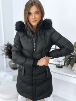 Kurtki Damskie>Dstreet Kurtka zimowa damska RADIS czarna TY3362