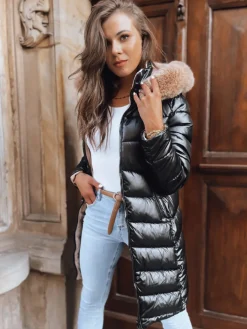 Kurtki Damskie>Dstreet Kurtka zimowa damska SOPHIA SNUGGLE czarna TY3701