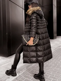 Kurtki Damskie>Dstreet Kurtka zimowa damska STYLE SPECTRUM czarna TY3888z