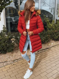 Kurtki Damskie>Dstreet Kurtka zimowa damska TERIS czerwona TY3097